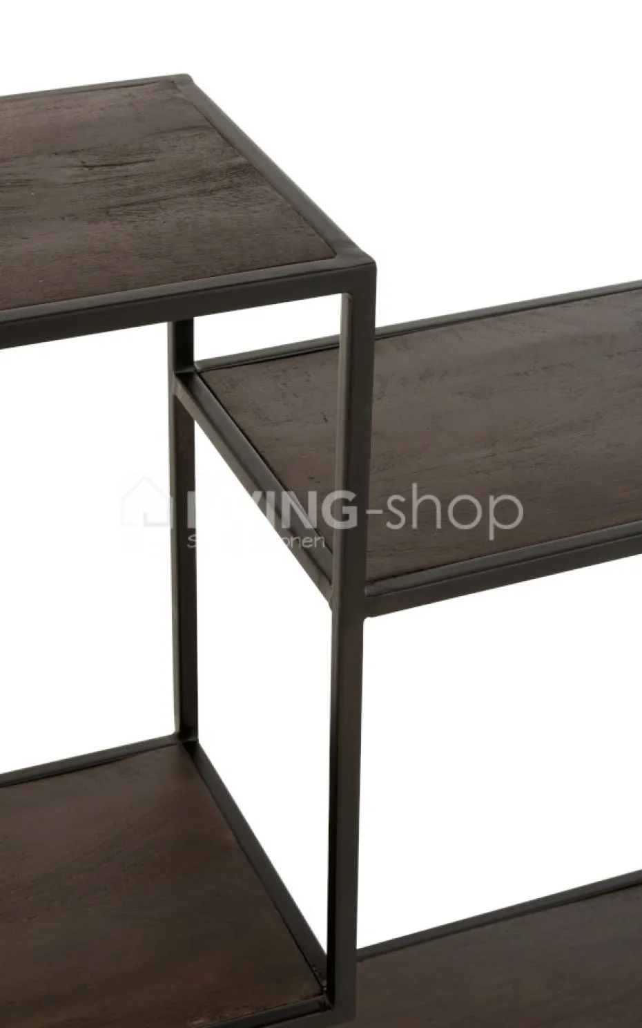 J-LINE Industrieel rek Fien 10 legplanken