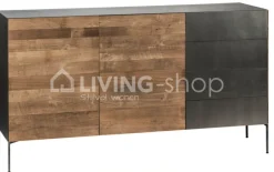 TIMELESS LIVING Industriële stijl dressoir in 3 delen