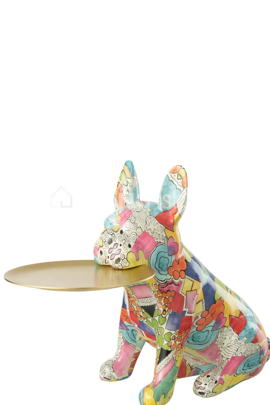 J-LINE J Line Bulldog Dienblad Pop-Art