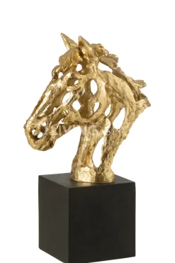 J-LINE Artist paardenkop op voet