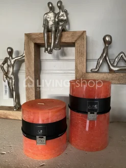 J-LINE Cilinderkaars Oranje Xl -120h
