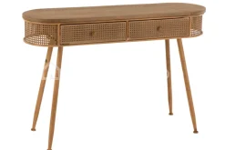 J-LINE console 2 lades rotan vintage wandtafel Alis