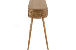 J-LINE console 2 lades rotan vintage wandtafel Alis