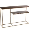 J-LINE console Rafi wandtafel mango hout