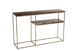 J-LINE console Rafi wandtafel mango hout