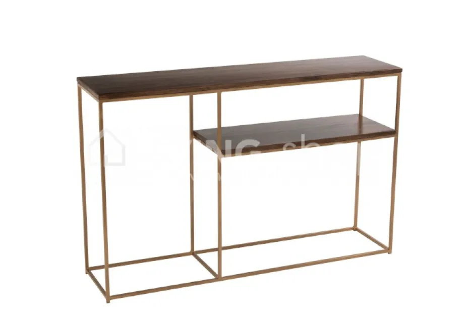 J-LINE console Rafi wandtafel mango hout