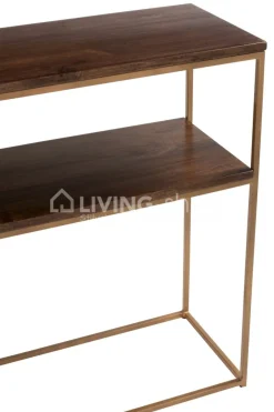 J-LINE console Rafi wandtafel mango hout