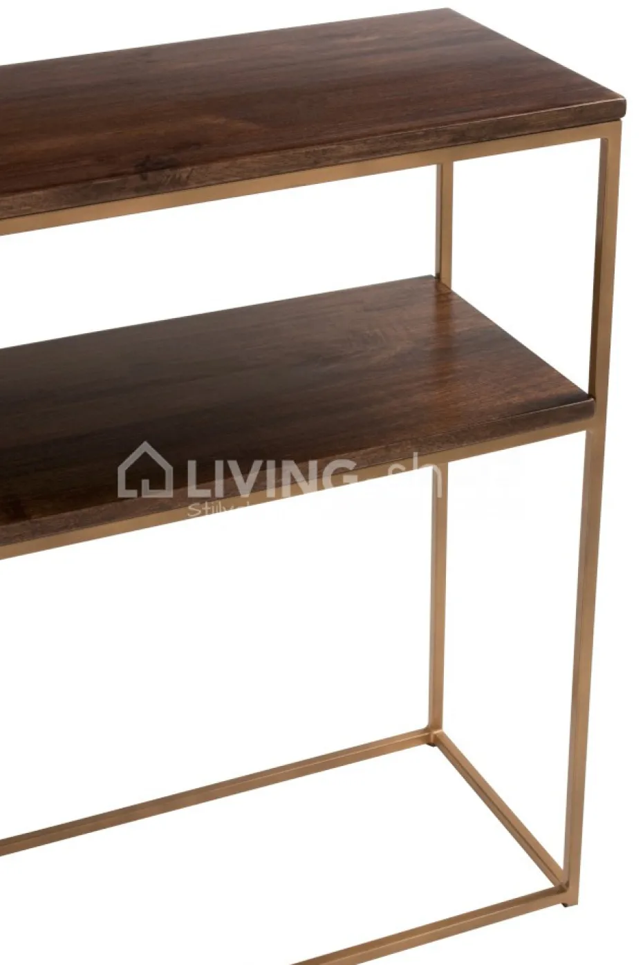 J-LINE console Rafi wandtafel mango hout
