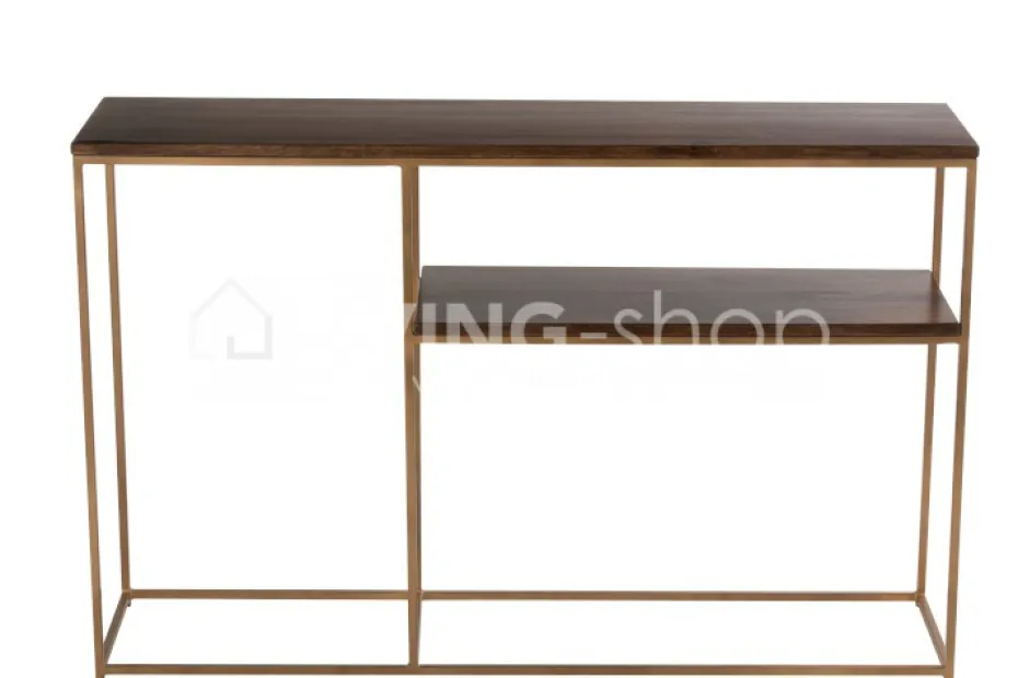 J-LINE console Rafi wandtafel mango hout