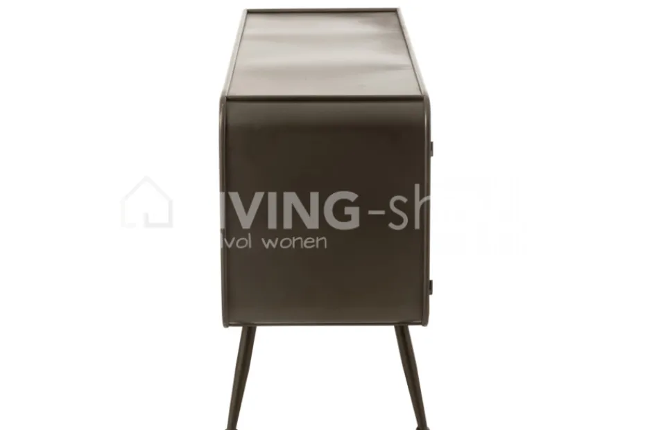 J-LINE Kast tv meubel met 3 lades Safari Collectie