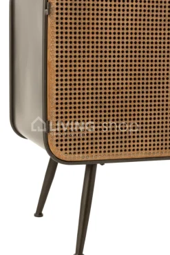 J-LINE Kast tv meubel met 3 lades Safari Collectie