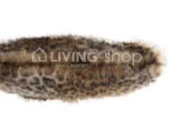 J-LINE kussen nepbont leopard