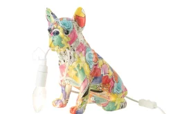 J-LINE Lamp Bulldog Verlichting Wit
