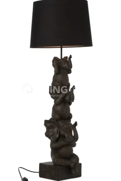 J-LINE Lamp Olifanten horen zien zwijgen
