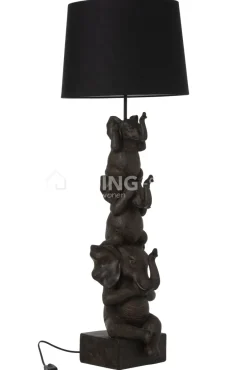 J-LINE Lamp Olifanten horen zien zwijgen