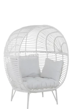 J-LINE Lounge stoel Ovaal naturel J Line
