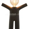 J-LINE P'tit Maurice lamp mannetje zwart