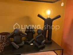 J-LINE P'tit Maurice lamp mannetje zwart