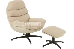 J-LINE Relax Sofa + Footstool J Line Meubelen