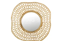 J-LINE spiegel goud