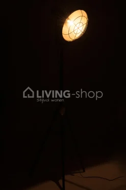 J-LINE staanlamp halve bol metaal