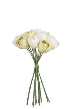 J-LINE tulpen boeket 12 zijde bloemen