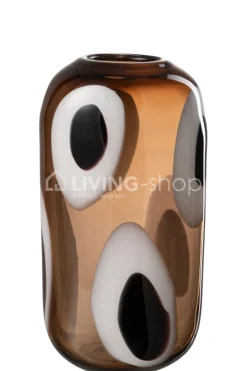 J-LINE Vaas Izzy Glas Decoratie Large
