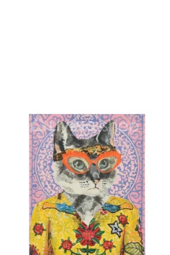 J-LINE Wanddecoratie Popart kat