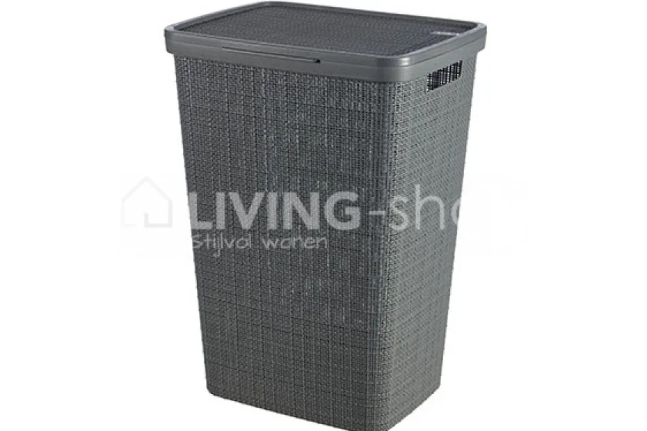 Cosy & Trendy Jute linnenmand Curver wasmand offwhite