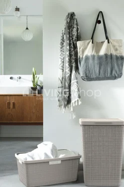 Cosy & Trendy Jute linnenmand Curver wasmand offwhite