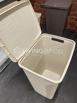 Cosy & Trendy Jute linnenmand Curver wasmand offwhite