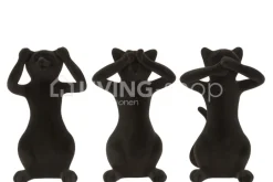 J-LINE Katten Horen/Zien/Zwijgen Large poezen