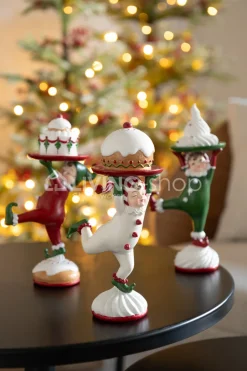 J-LINE Kerfstelf Xmas elfjes kerstdecoratie
