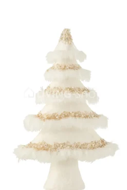 J-LINE Kerstboom bont, kerstdecoratie
