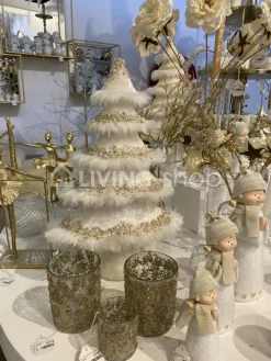 J-LINE Kerstboom bont, kerstdecoratie