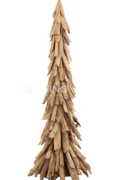 J-LINE Kerstboom hout Small