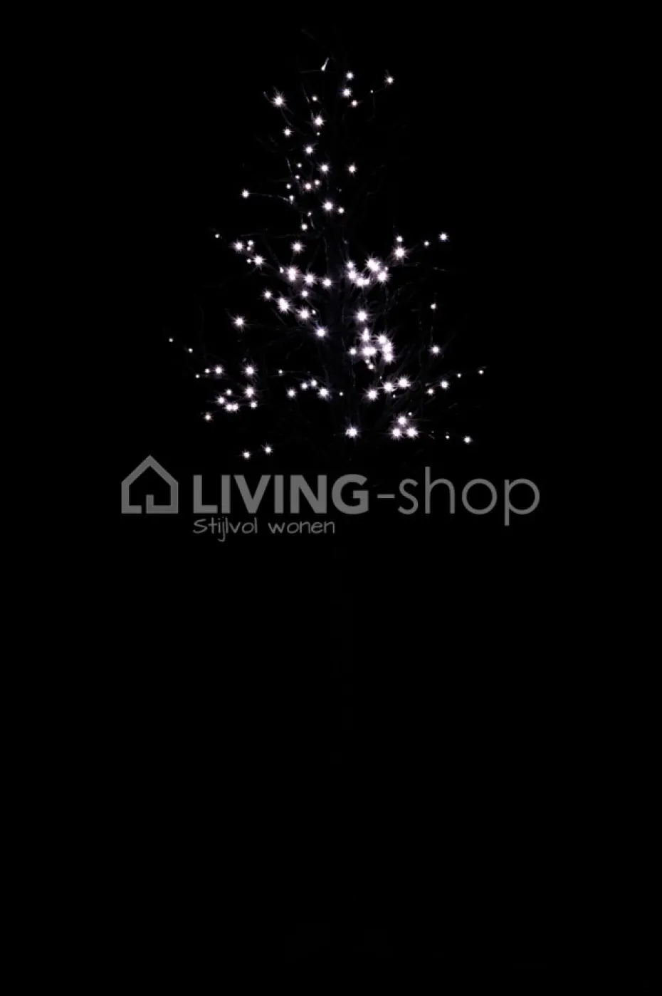 J-LINE Kerstboom met led lichtjes H92cm