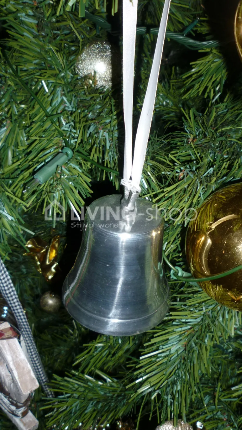 Countryfield Kerstklokjes , set van 4 kerstboomhangers