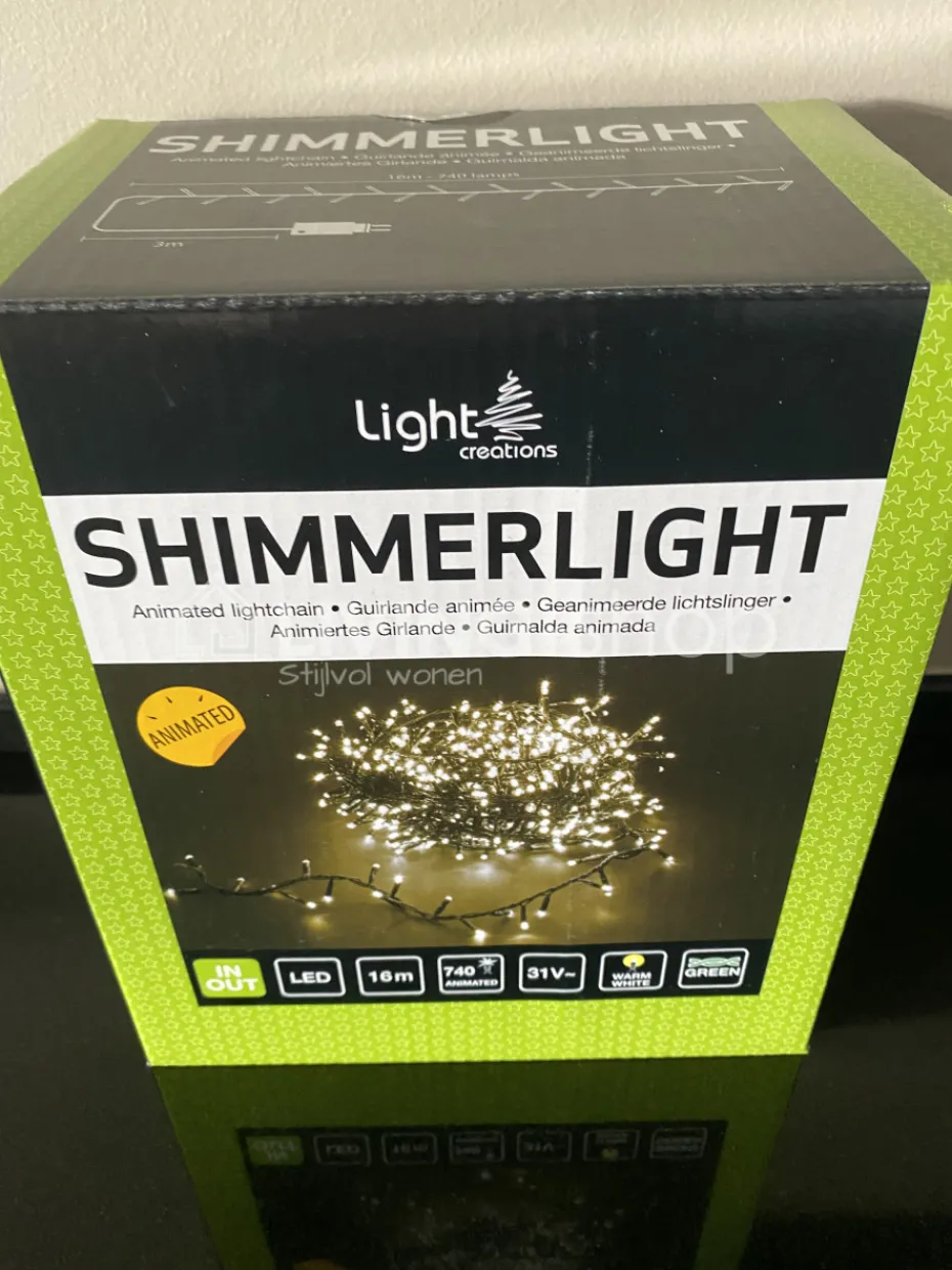 Cosy & Trendy Kerstverlichting SHIMMERLIGHT LED 740L WARM WIT