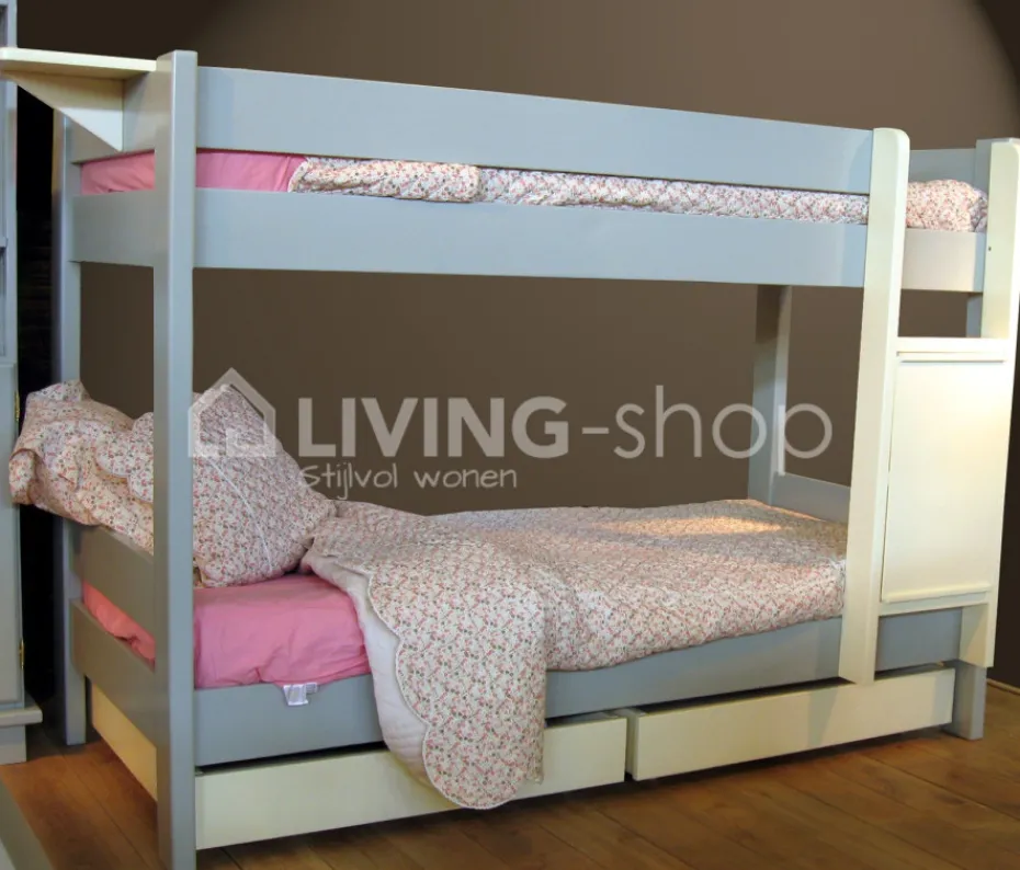 MATHY BY BOLS Kinderbed, Stapelbed azuur blauw