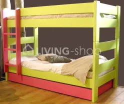 MATHY BY BOLS Kinderbed, Stapelbed azuur blauw