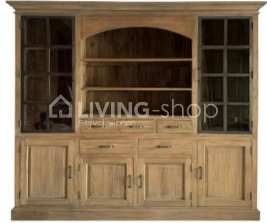 TIMELESS LIVING Klassiek landelijke stijl vitrinekast, meubelen