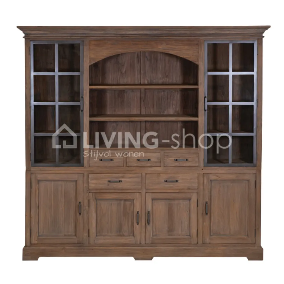 TIMELESS LIVING Klassiek landelijke stijl vitrinekast, meubelen