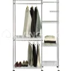 Cosy & Trendy Kledingrek op wieltjes met schappen