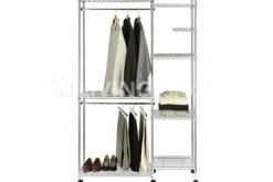 Cosy & Trendy Kledingrek op wieltjes met schappen
