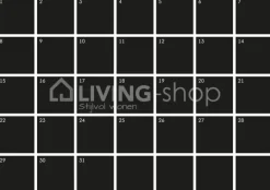 Lou&Friends Krijtbord kalender muursticker s