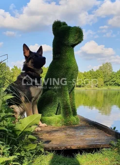 Kunstgras hond beeld