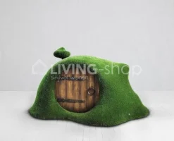 Kunstgras huisje hobbit hill house