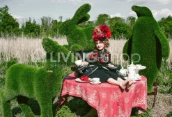 Kunstgras tuinbeeld pinguin Topiary