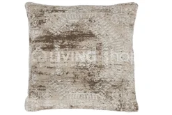 J-LINE Kussen etnische print beige
